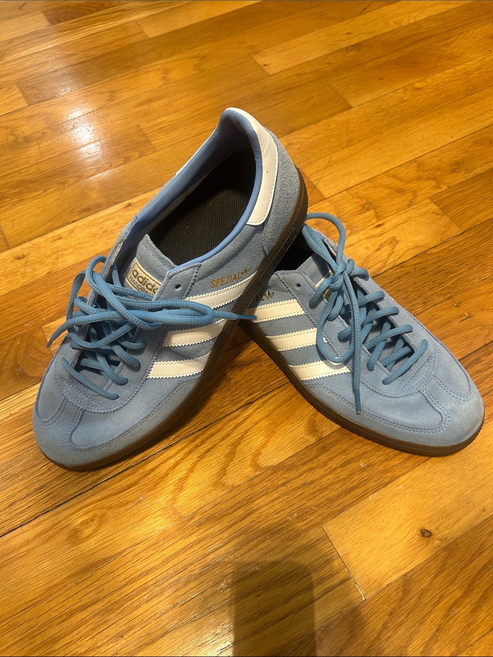 Adidas Spezial Suede Men's Sneakers in Light Blue and White
